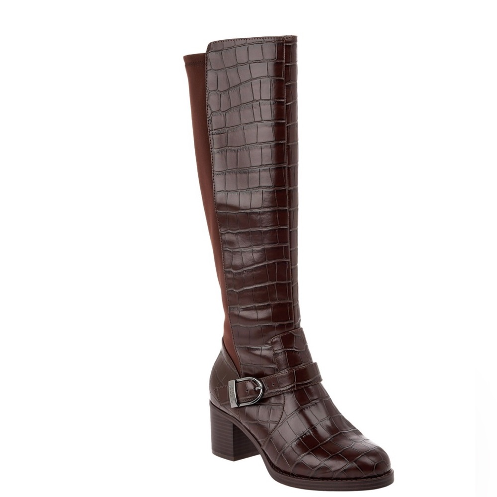 Vince Camuto Zennia Tall Boot with Stretch Back NEW 🤎